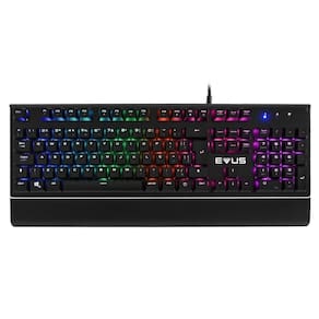 Teclado mecânico rgb switch red evus tc-08b blackout