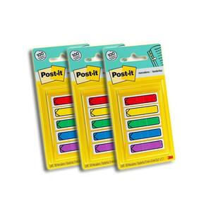 Marcador página adesivo post-it flags setas 100 fls