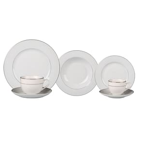 Jogo Jantar 42 Pecas Majesty Silver L Hermitage 6 Pessoas