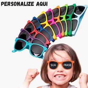 Óculos De Festa Infantil Personalizado Com Frases