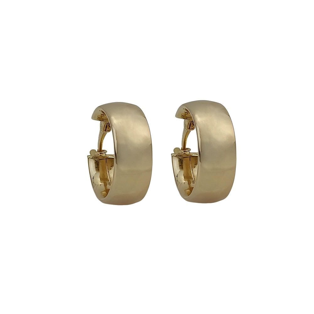 Brinco Argola 2,0 Cm Em Ouro 18K