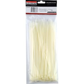 500 Abraçadeira Nylon Branca 300X3,6Mm Starfer