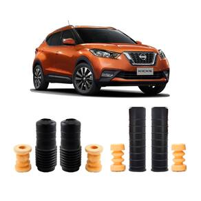 Kit batente parcial dianteiro traseiro kicks 2012 2013 2014
