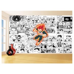 Papel De Parede 3D Dragon Ball Vegeta Anime 3,5M Dbz690