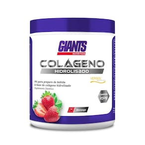 Colágeno hidrolisado 250g verisol giants - morango