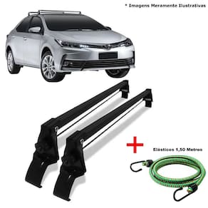 Rack de teto toyota corolla 2014 ate 2019 e 1 elastico corda