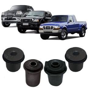 Kit 4 borracha balança dianteira ranger 2003 2004 2005 2006