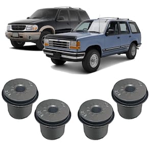Kit 4 borracha bucha leque dianteiro explorer 1999-2001