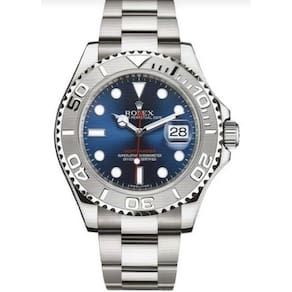 Relógio eta yacht master aço 904l b. eta 2840 automático.