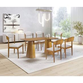 Sala de Jantar Moderna com 6 Cadeiras 1,80x0,90m - Brindisi - Art Salas