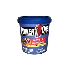 Pasta de amendoim chocolate com avelã 1kg  power one