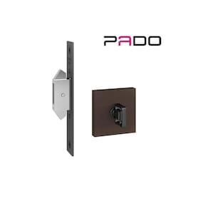 Fechadura porta correr banheiro wc pado corten trava
