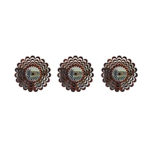 Mandala decorativa ambiente sala quarto kit 3 peças 38164