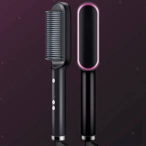Escova 3 Em 1 Secadora Alisa Cabelo Rápido Plus 110/220V