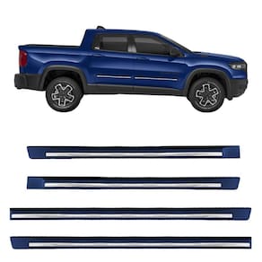 Friso Lateral Novo Rampage 2025 Azul Patriot