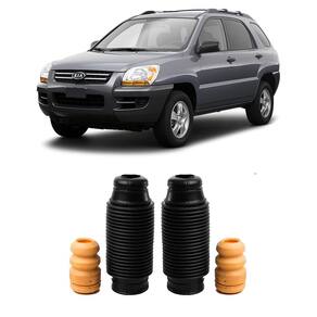 Batente + guarda pó dianteiro kia sportage 2008 2009 2010