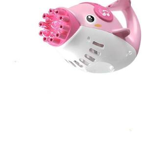 Kit 1 Golfinho Bolha Sabão Criança Infantil+ 3 Pilha Rosa 2