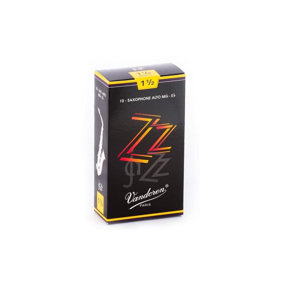 Palheta Zzjazz 1,5 Para Sax Alto Com 10 Sr4115 Vandoren