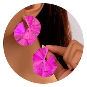 Brincos Feminino Trançado Festas Elegante Moda