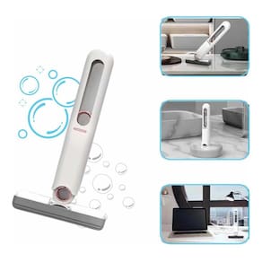 Mini mop rodo pano limpeza sujeira portátil multiuso mesa