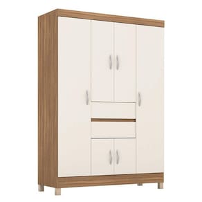 Guarda Roupa Solteiro Ecom 2 Amêndola Touch Off White – Demóbile
