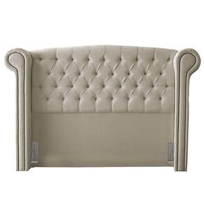 Cabeceira Queen Size Adelle 160Cm C/ Frame Bege