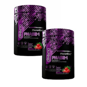 Kit Com 2X Pré Treino Sem Cafeína Phase-1 Dynamo Labz