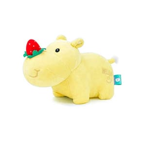 Brinquedo de pelúcia de bicho de pelúcia Yellow Strawberry Nose Rhino