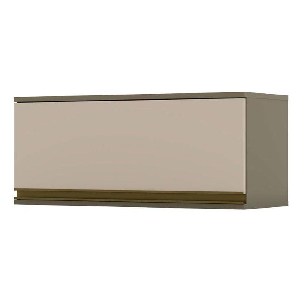Armário Aéreo Connect 1 Porta Basculante 80 cm Duna Cristal – Henn