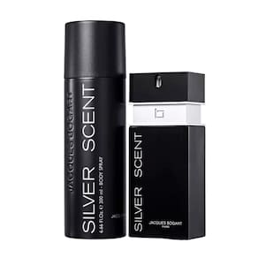Kit silver scent masculino edt 100ml e body spray 200ml