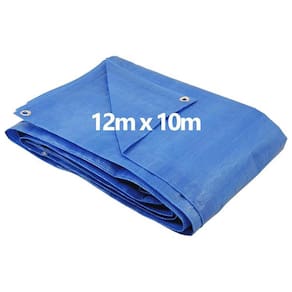 Lona de polietileno azul dismatal 12 x 10m nove54