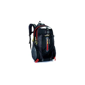 Mochila multifuncional para notebook impermeável ao ar livre preta