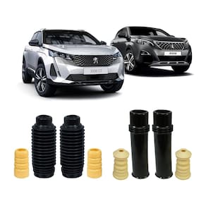 4 guarda pó + batente amortecedor peugeot 3008 2018 2019 20