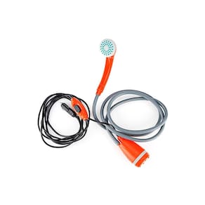Kit de acampamento de chuveiro portátil com conexão de carro de 12V
