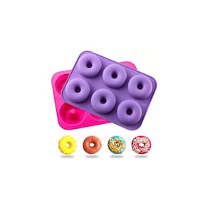 Molde de silicone para donuts, pastelaria e donuts