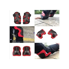 Conjunto de proteção para joelheiras infantis, cotoveleiras, capas de mão