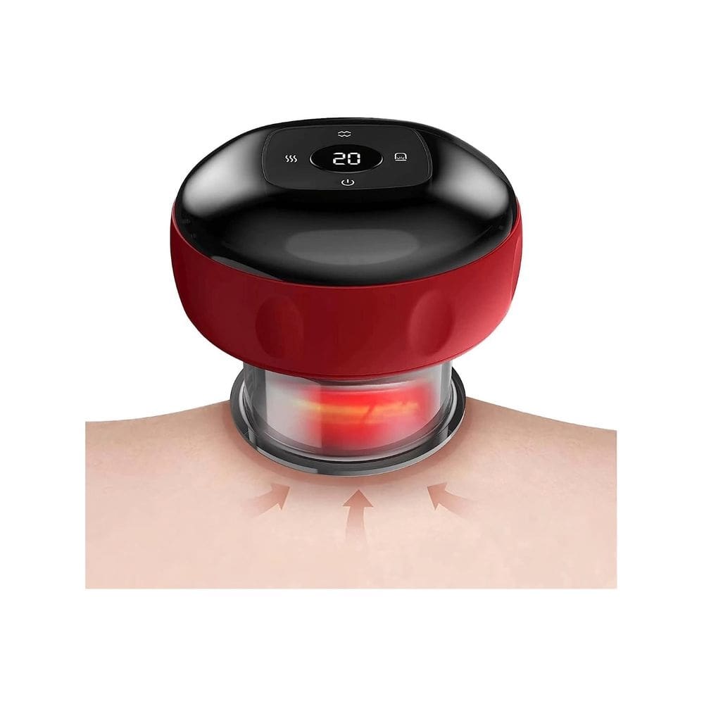 Massageador de ventosa com calor recarregável