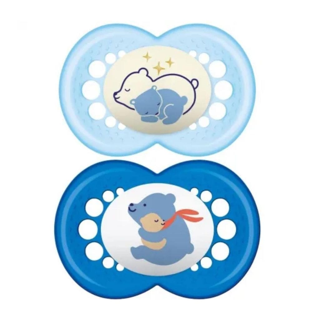 Chupeta mam  day & night cor azul