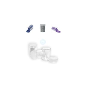 Mini Pote Glitter Miçangas Lantejoula 10Ml T.Cpressão 100Un