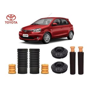 4 kit do amortecedor coxim batente coifa dianteiro traseiro