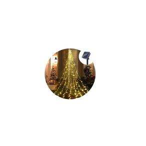 Luzes de Natal Waterfall Tree Garland 300 LED Solar