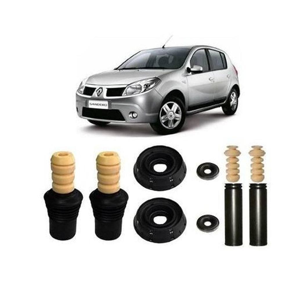 Kit amortecedor dianteiro traseiro sandero 2011 2012 2013 14