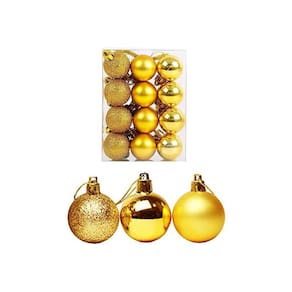 Enfeites de Natal s de Natal de 5 cm de diâmetro (20 unidades)