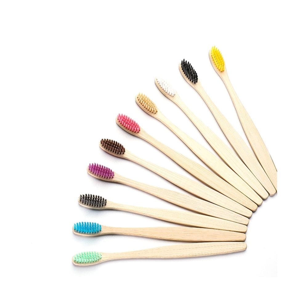 Escovas de dentes Adult Bamboo 10 unidades com caixa individual