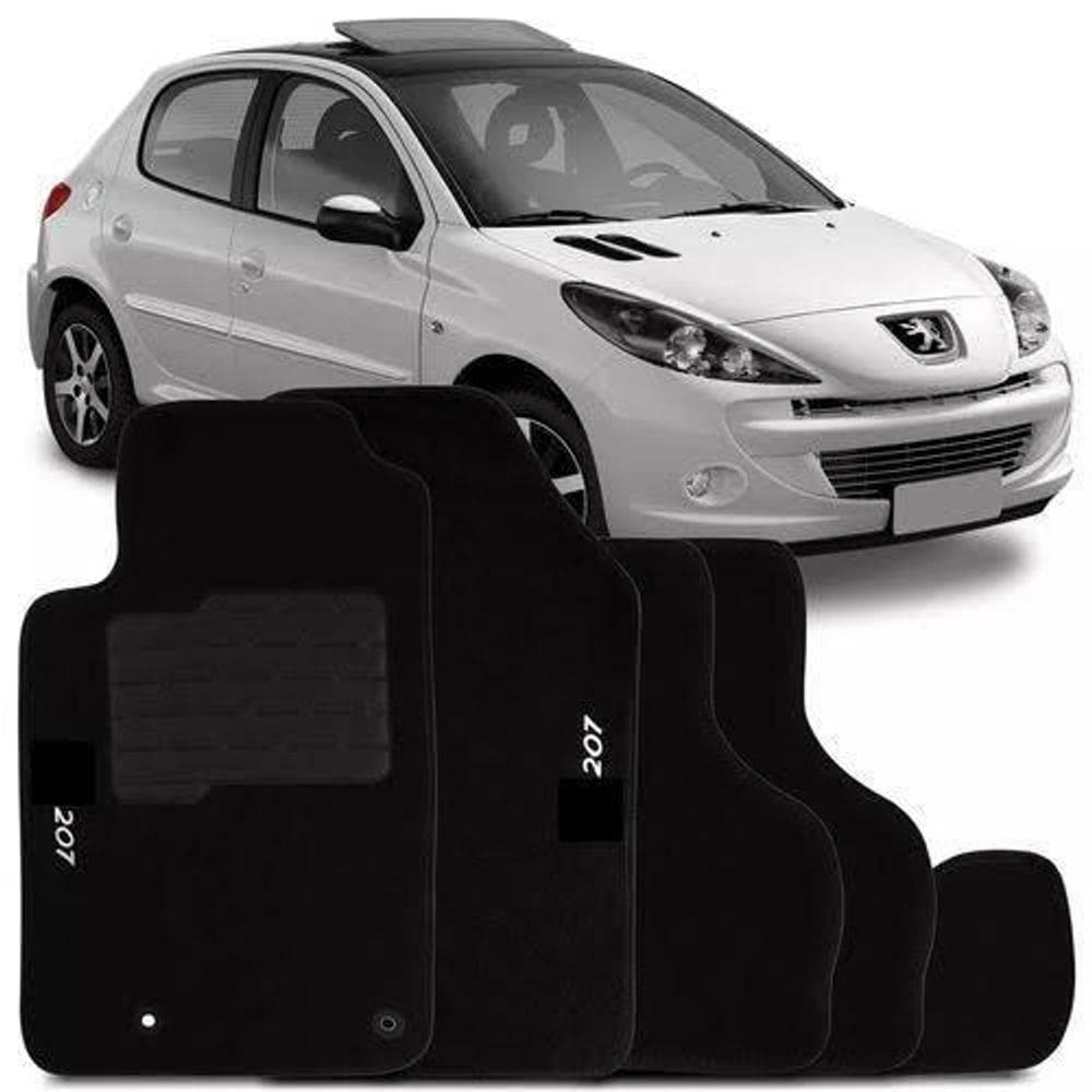 Tapete carpete peugeot 207 base pinado