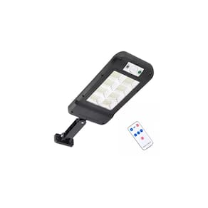 Refletor LED solar ao ar livre 100W com controle remoto