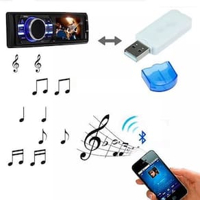 Adaptador usb bluetooth  áudio carro som universal