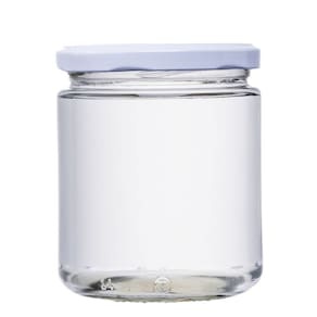 Frasco de vidro para conservas, pacote de 25 460 ml com tampa