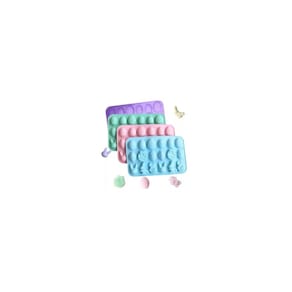 Pacote de moldes x4 Easter Rabbit Chocolate Egg Silicone Molde