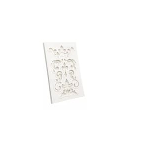 Molde de silicone para decoração de pastelaria arabesca flexível